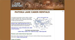 Desktop Screenshot of patokalakecabinrentals.com